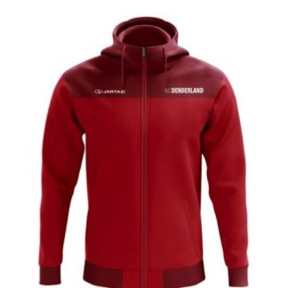 ac Denderland hoodie met zipper rood jartazi bari