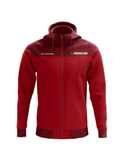 ac Denderland hoodie met zipper rood jartazi bari